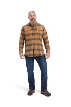 Ariat Rebar Flannel DuraStretch Herren Arbeitshemd -Reiter's Paradies 344569 SLBR 4