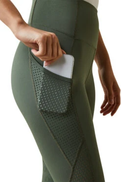 Ariat Breathe Eos Damen Reitleggings Mit Kniegrip -Reiter's Paradies 345187 BKGR 03