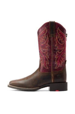Ariat Round Up Back Zip Damen Western Boots -Reiter's Paradies 345199 DBR PI 04