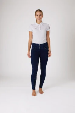 Horze Kacy Damen Jeans Thermoreithose Mit Vollbesatz -Reiter's Paradies 36062 db 03