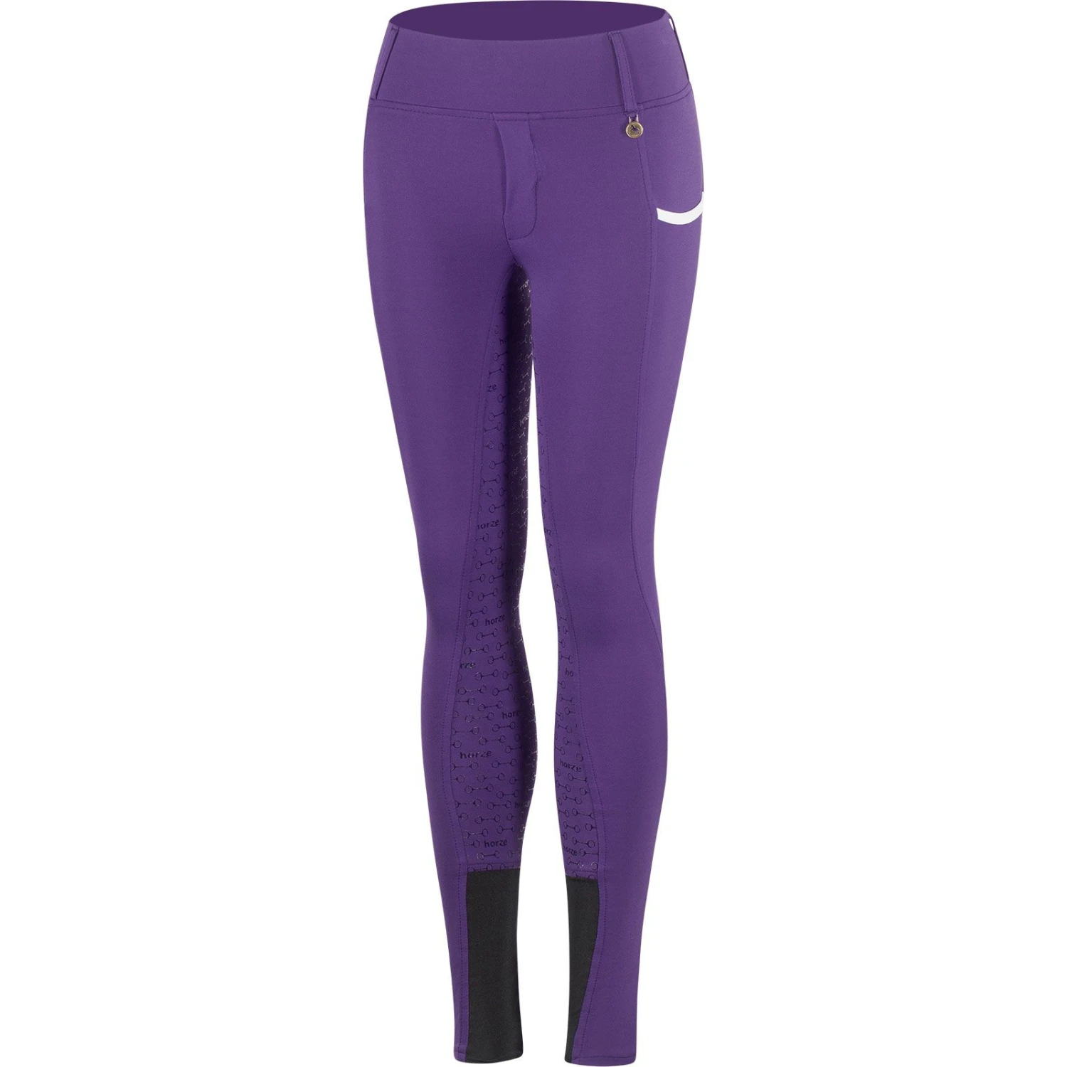 Horze Lucinda Kinder Reitleggings Mit Silikonvollbesatz Und Hohem Bund 2 Horze Lucinda Kinder Reitleggings Mit Silikonvollbesatz Und Hohem Bund - Image 2