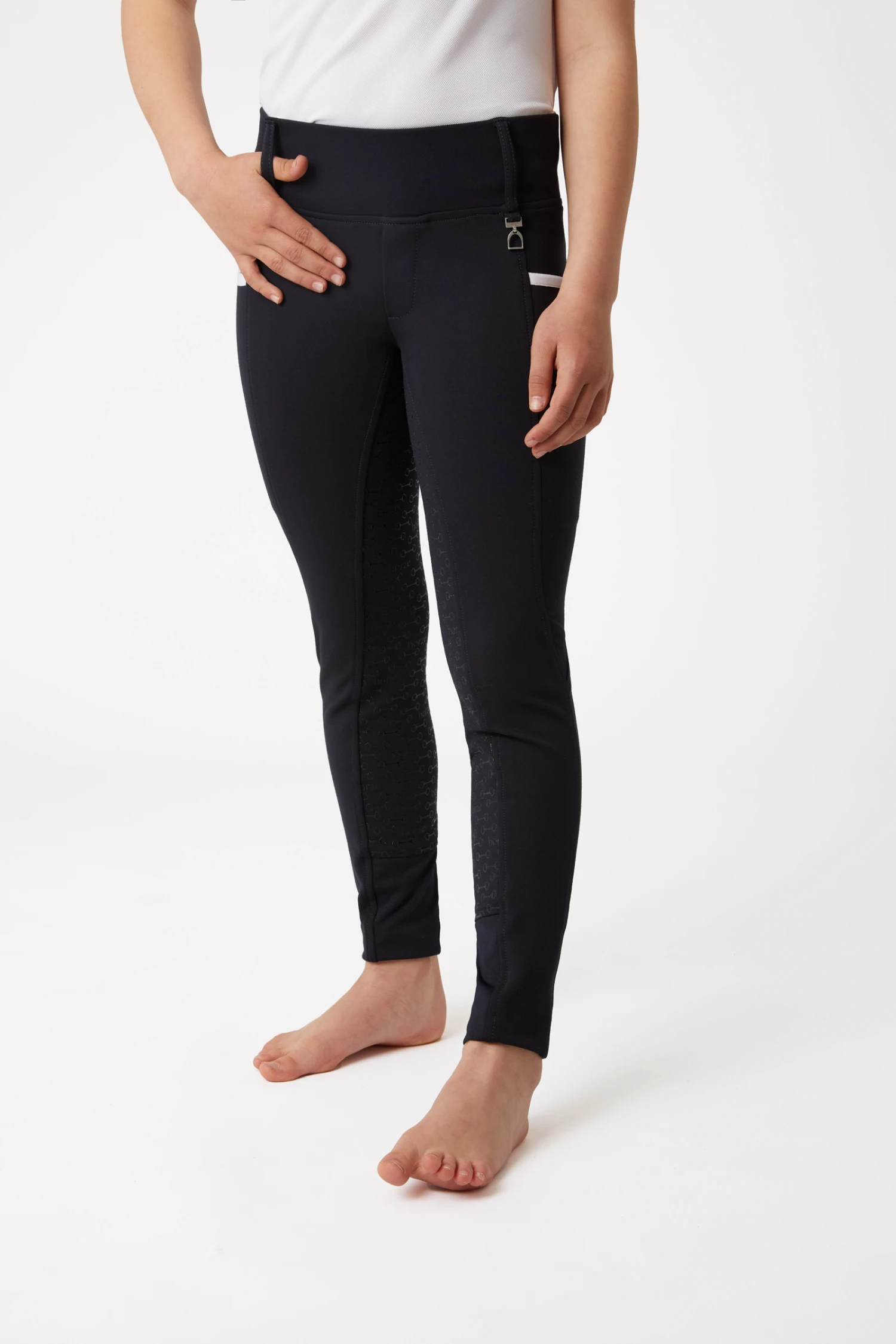 Horze Lucinda Kinder Reitleggings Mit Silikonvollbesatz Und Hohem Bund 7 Horze Lucinda Kinder Reitleggings Mit Silikonvollbesatz Und Hohem Bund - Image 7