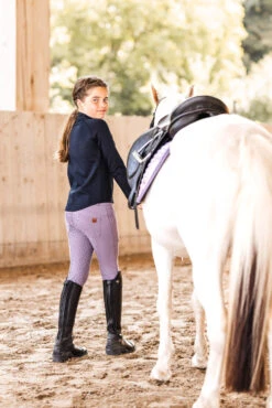 Horze Tara Kinder Vollbesatzreithose Mit Hohem Bund -Reiter's Paradies 36096 433 07