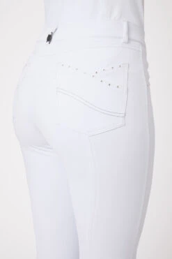B Vertigo Olivia Damen Reithose Mit Kniebesatz Mit Silikon-Grip -Reiter's Paradies 36295 bwh 06