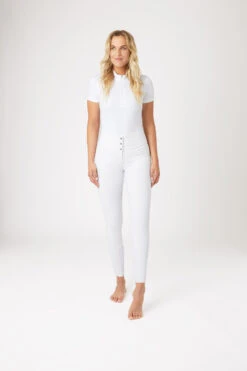 Horze Desiree Damen Reithose Mit Silikonvollbesatz Und Hohem Bund -Reiter's Paradies 36605 WH 3