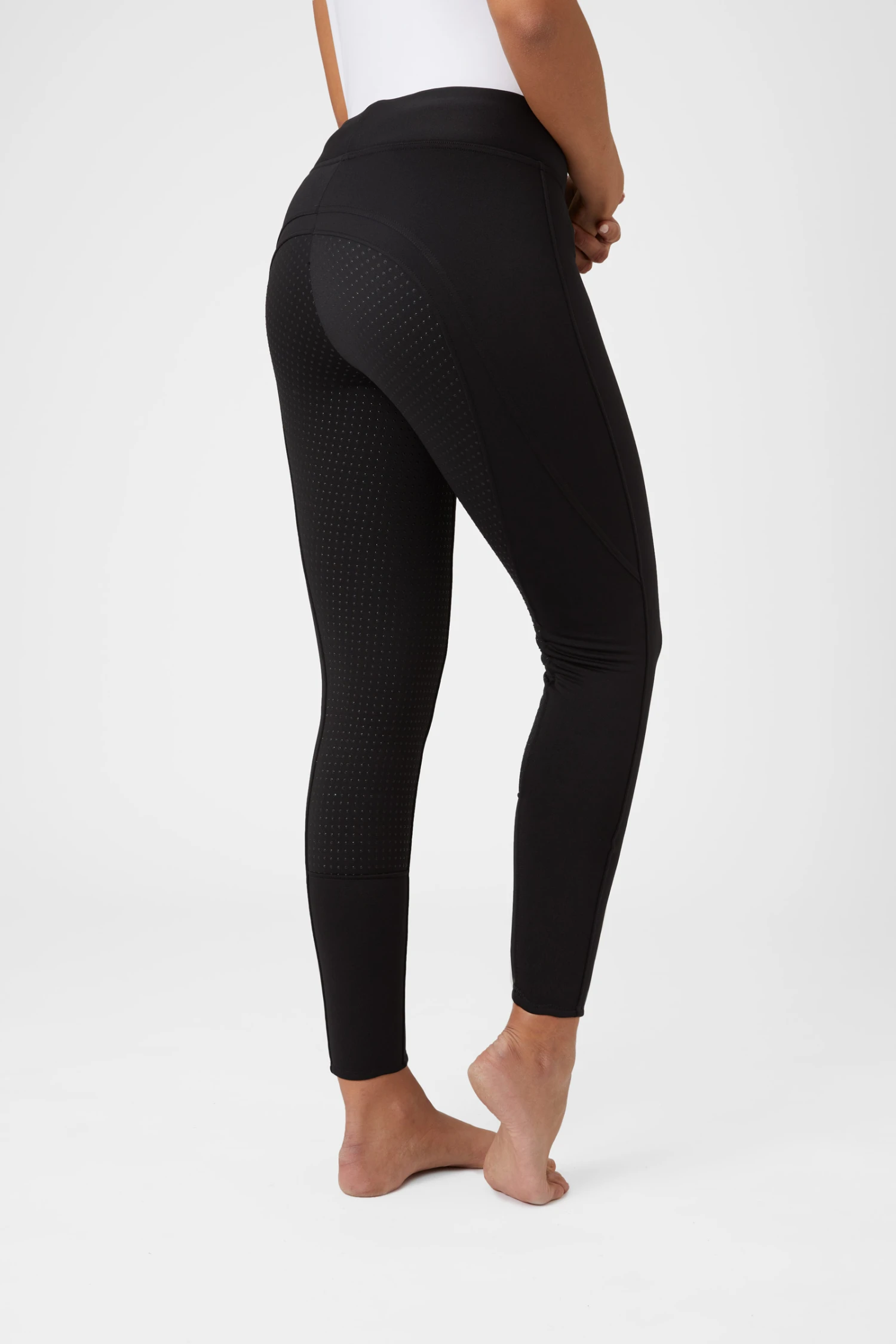 Horze Active Winterreitleggings Mit Vollbesatz Und Silikon-Grip Für Damen 2 Horze Active Winterreitleggings Mit Vollbesatz Und Silikon-Grip Für Damen - Image 2
