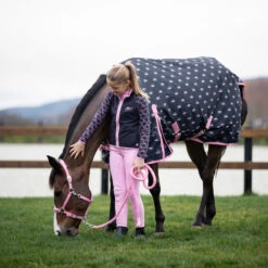 Horze Active Kinder Winter Reitleggings Mit Silikonvollbesatz -Reiter's Paradies 36611 LLPU 2