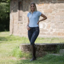 B Vertigo Meghan Damen Reithose Mit Kniebesatz Und Silikon Grip -Reiter's Paradies 36676 VDB 6
