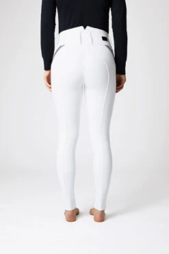 Horze Della Vollbesatzreithose Für Damen Mit Hohem Bund Und Kontrastpaspeln -Reiter's Paradies 36681 WH 4