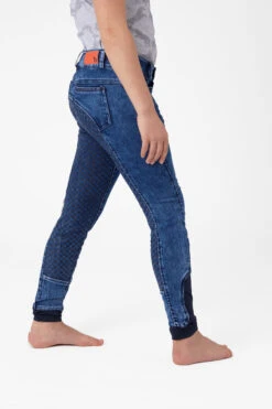 Horze Allison Kinder Jeansreithose Mit Silikonvollbesatz -Reiter's Paradies 36683 LDB 2