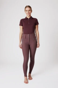 Horze Andrea Kniebesatzreithose Mit Hohem Bund Für Damen -Reiter's Paradies 36690 RMBU 3