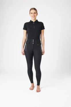 Horze Andrea Kniebesatzreithose Mit Hohem Bund Für Damen -Reiter's Paradies 36690 VDB 3