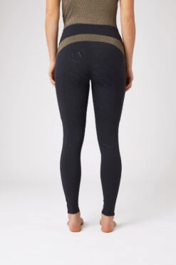 Horze Sagira Damen Reitleggings Mit Silikonvollbesatz Und Goldenem Detail -Reiter's Paradies 36701 VDB 4