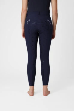 Horze Kaitlin Damen Vollbesatzreithose Mit Blumendetail -Reiter's Paradies 36705 PDB 4