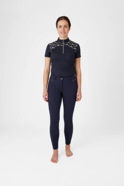 Horze Kaitlin Damen Kniebesatzreithose Mit Blumendetail -Reiter's Paradies 36706 pdb 03