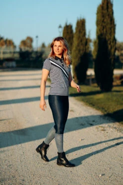 Horze Katia Jeans Look Vollbesatzreitleggings Für Damen -Reiter's Paradies 36711 db 07