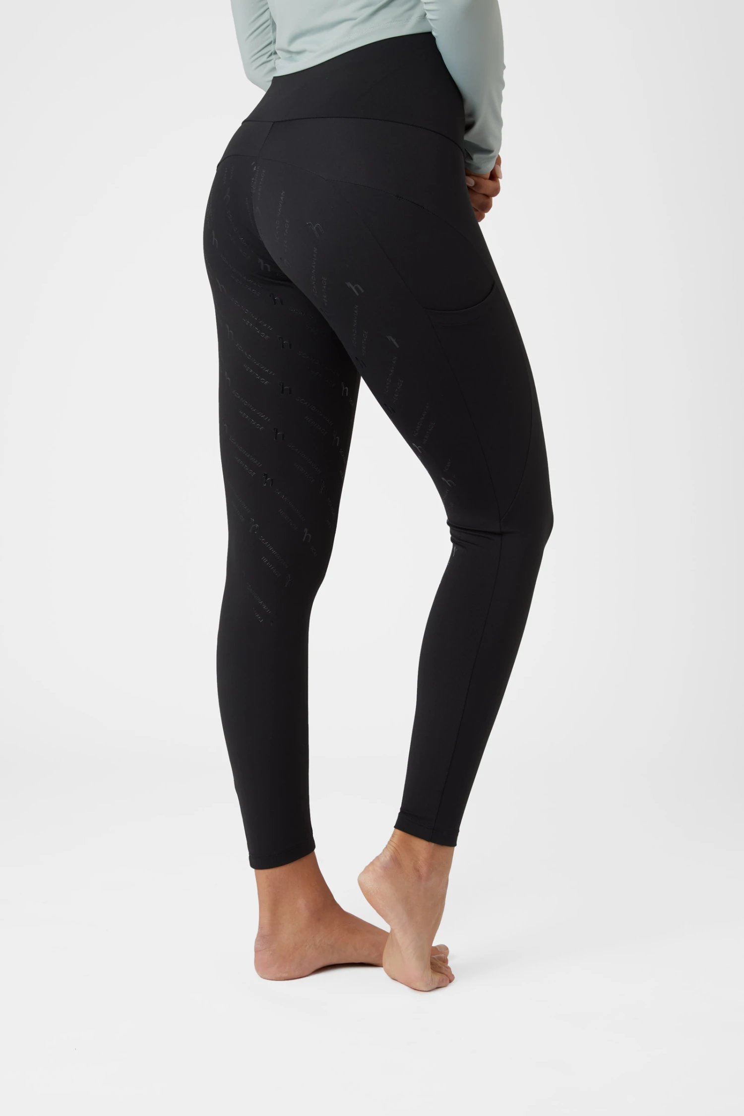 Horze Gabriela Damen Vollbesatzreitleggings Mit Kompression Und UV-Schutz 9 Horze Gabriela Damen Vollbesatzreitleggings Mit Kompression Und UV-Schutz - Image 9