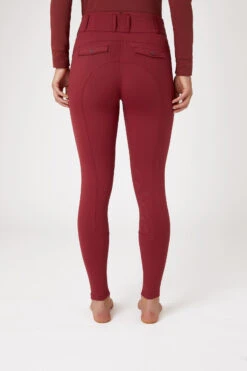 Horze Ingrid Damen Winter Reithose Mit Hohem Bund Und Kniebesatz -Reiter's Paradies 36743 MWRE 4