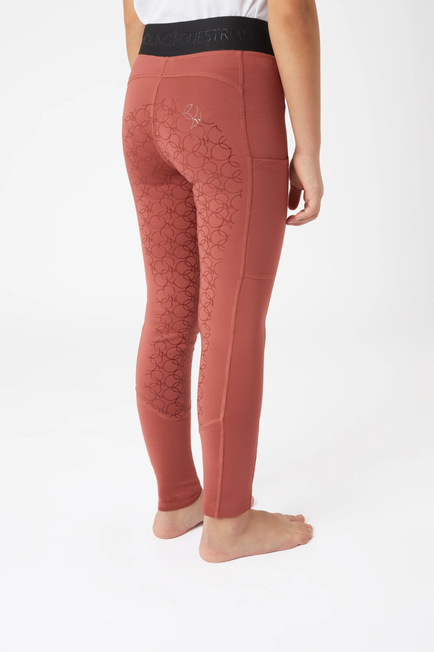 Horze Leighton Teens Vollbesatzreitleggings Mit Silikongrip Und Warmem Futter 2 Horze Leighton Teens Vollbesatzreitleggings Mit Silikongrip Und Warmem Futter - Image 2