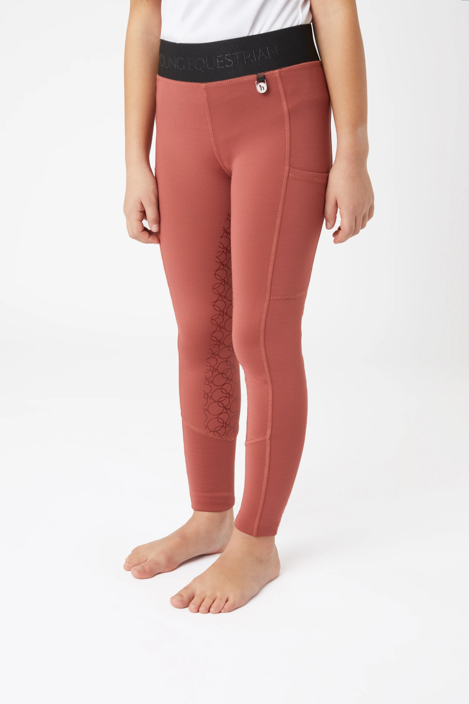 Horze Leighton Teens Vollbesatzreitleggings Mit Silikongrip Und Warmem Futter 4 Horze Leighton Teens Vollbesatzreitleggings Mit Silikongrip Und Warmem Futter - Image 4