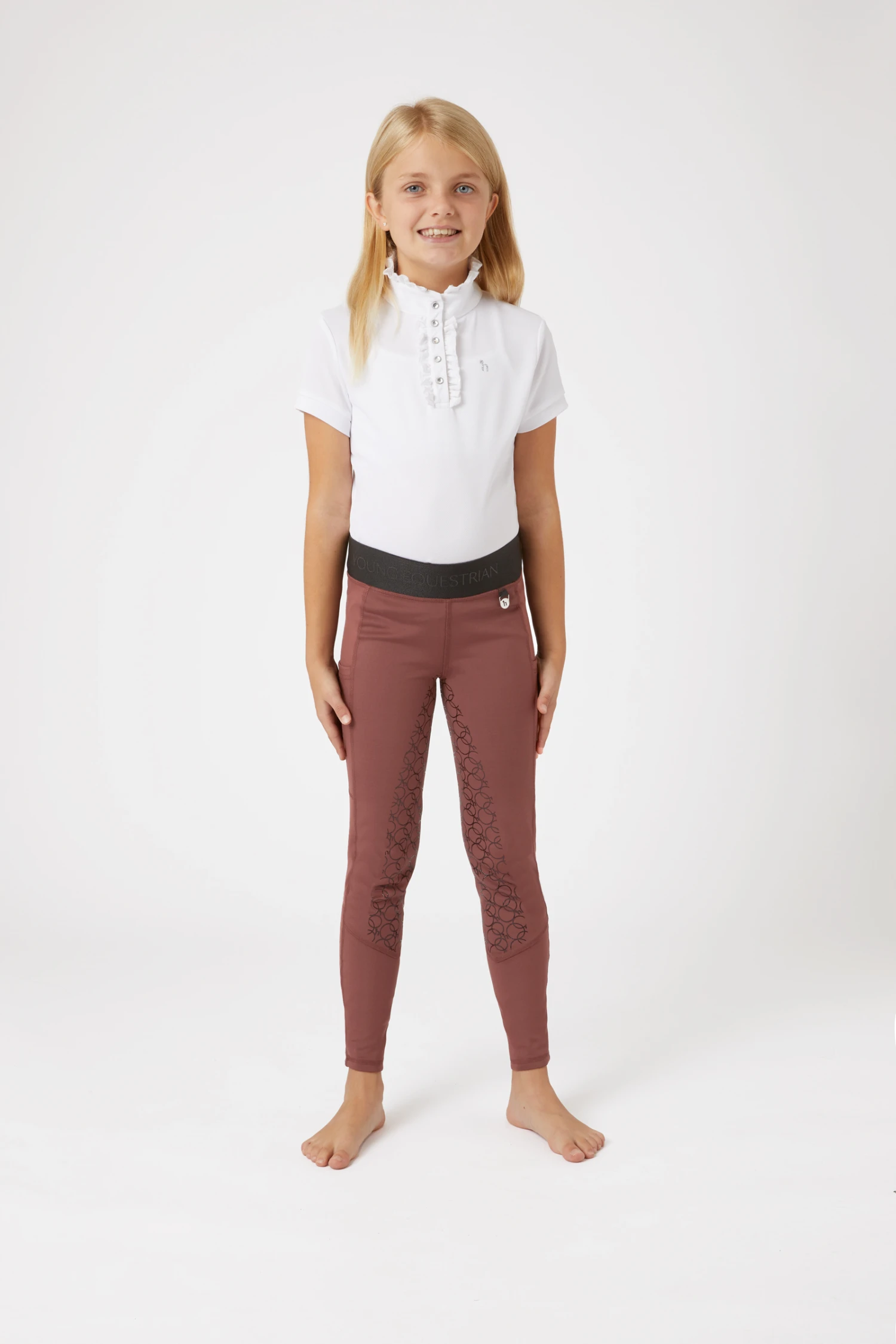 Horze Leighton Teens Vollbesatzreitleggings Mit Silikongrip Und Warmem Futter 18 Horze Leighton Teens Vollbesatzreitleggings Mit Silikongrip Und Warmem Futter - Image 18