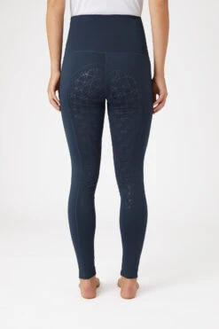 Horze Mette Damen Übergangsreitleggings Mit Vollbesatz Und Hohem Bund -Reiter's Paradies 36752 IKB 4