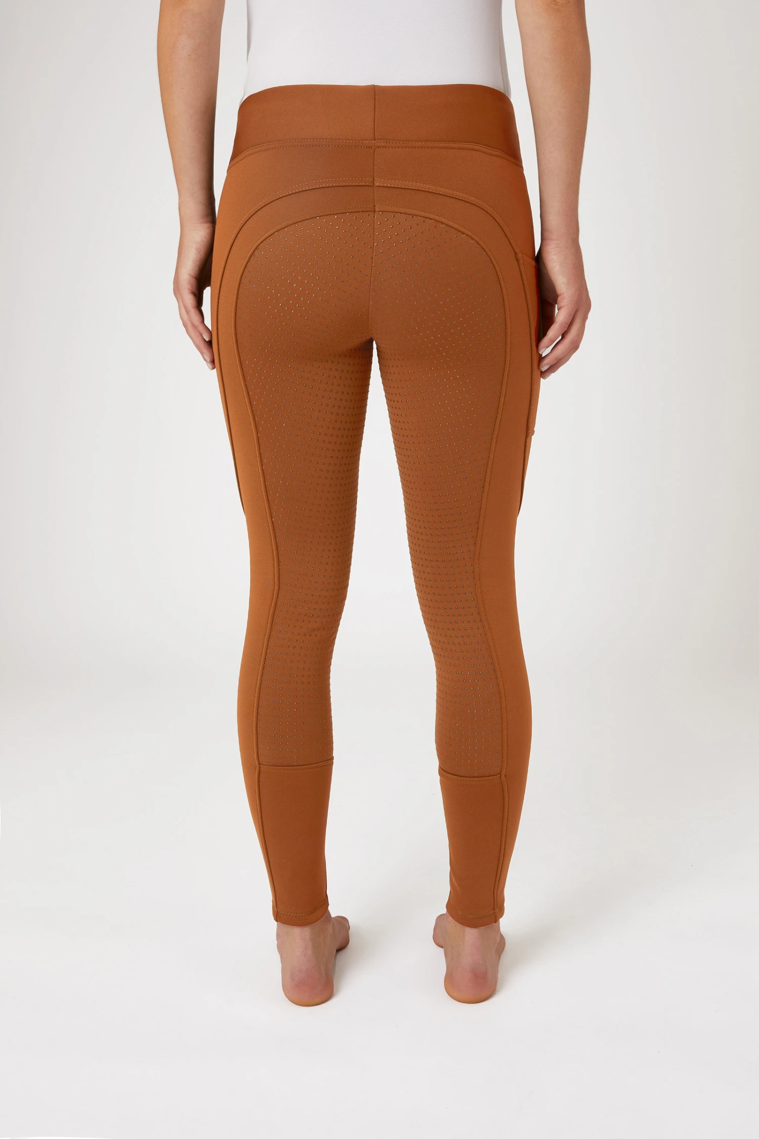 Horze Active Damen Winter Vollbesatzreitleggings Mit Handytasche 4 Horze Active Damen Winter Vollbesatzreitleggings Mit Handytasche - Image 4