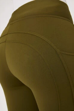 Horze Active Damen Winter Kniebesatzreitleggings Mit Handytasche -Reiter's Paradies 36790 dogr 06