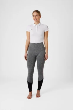 Horze Damen Reitleggings Mit Silikonvollbesatz Und Mesh -Reiter's Paradies 36902 SDG AG 3