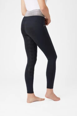 Horze Damen Reitleggings Mit Silikonvollbesatz Und Glitzerbund -Reiter's Paradies 36906 DB 2