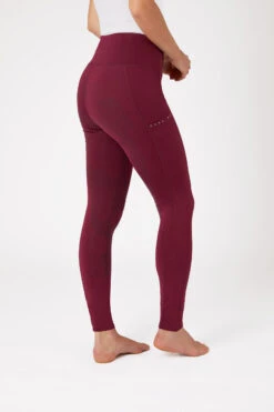 Horze Reitleggings Mit Silikonvollbesatz Und Kristalltaschen -Reiter's Paradies 36908 BRE 2