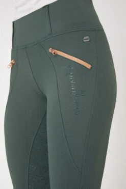 Horze Vollbesatzreitleggings Mit Roségoldenem Reißverschluss -Reiter's Paradies 36909 gr 05