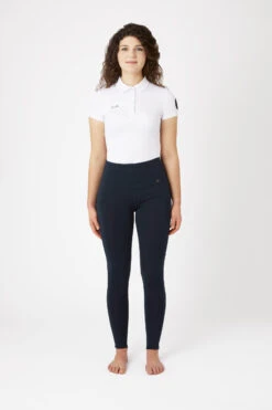 Horze Damen Vollbesatzreitleggings Mit Mesh-Beinabschlüssen -Reiter's Paradies 36910 db 03