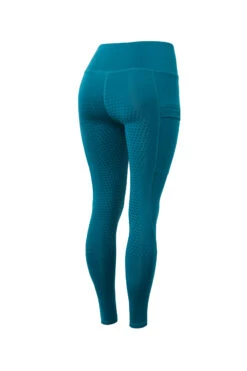 Horze Damen Vollbesatzreitleggings Mit Mesh-Beinabschlüssen -Reiter's Paradies 36910 lgnb 01