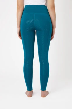 Horze Damen Vollbesatzreitleggings Mit Mesh-Beinabschlüssen -Reiter's Paradies 36910 lgnb 04
