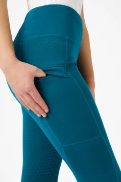 Horze Damen Vollbesatzreitleggings Mit Mesh-Beinabschlüssen -Reiter's Paradies 36910 lgnb 05