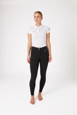 Horze Reithose Mit Silikonvollbesatz Und Kristall-Taschen -Reiter's Paradies 36952 BL 3