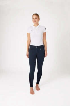 Horze Damen Jeansreithose Mit Silikonvollbesatz Und Hohem Bund -Reiter's Paradies 36953 DNB 3
