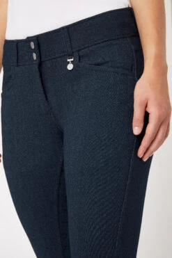 Horze Damen Jeansreithose Mit Silikonvollbesatz Und Hohem Bund -Reiter's Paradies 36953 DNB 5
