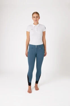 Horze Damen Jeansreithose Mit Silikonvollbesatz Und Hohem Bund -Reiter's Paradies 36953 LDB 3