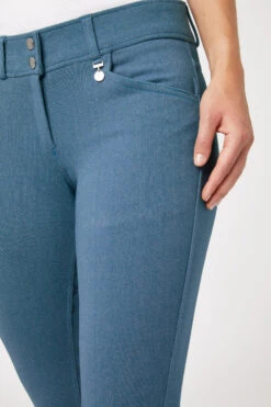 Horze Damen Jeansreithose Mit Silikonvollbesatz Und Hohem Bund -Reiter's Paradies 36953 LDB 5