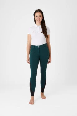 Horze Damen Vollbesatzreithose Mit Gürtelschlaufendetail -Reiter's Paradies 36957 PDGR 3