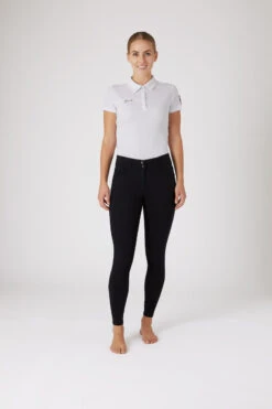 Horze Damenreithose Mit Ledervollbesatz Und Kristalltaschen -Reiter's Paradies 36959 BL 3