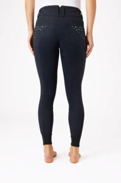 Horze Damenreithose Mit Ledervollbesatz Und Kristalltaschen -Reiter's Paradies 36959 VDB 4