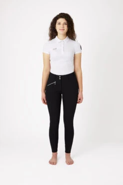 Horze Damen Vollbesatzreithose Mit Hohem Bund Und Kristallen -Reiter's Paradies 36963 bl 03