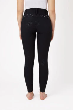 Horze Damen Vollbesatzreithose Mit Hohem Bund Und Kristallen -Reiter's Paradies 36963 bl 04