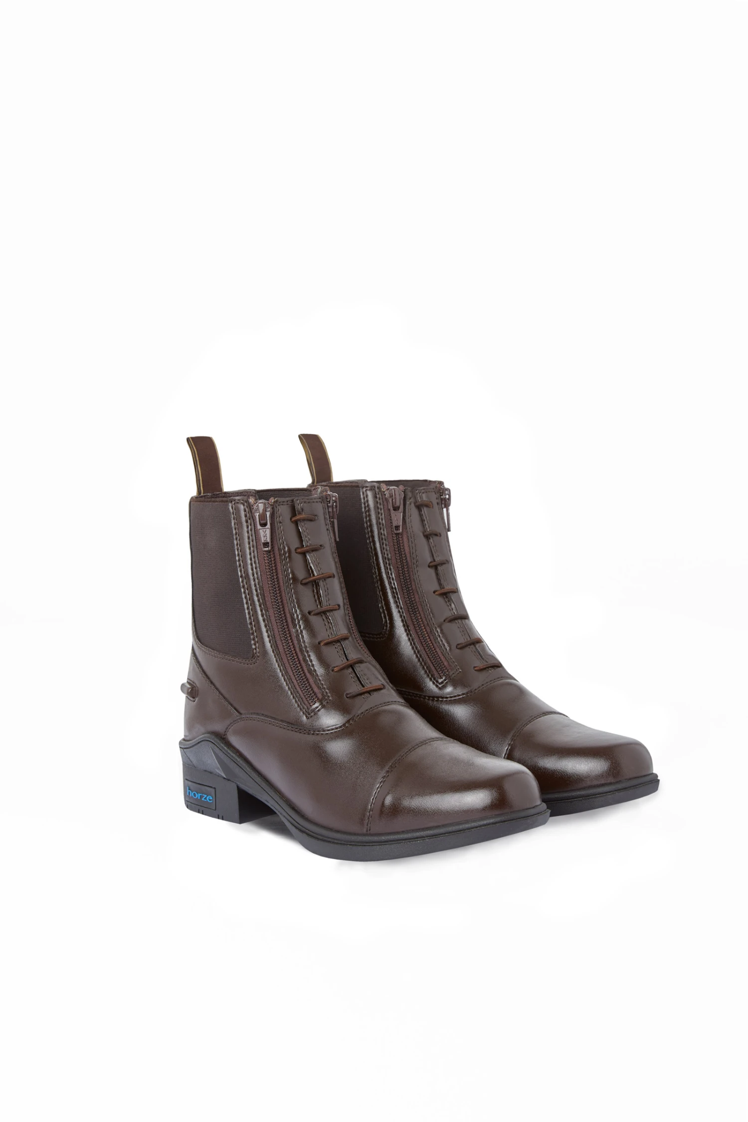 Horze Kingston Damen Reitstiefeletten Mit Doppeltem Reißverschluss 1 Horze Kingston Damen Reitstiefeletten Mit Doppeltem Reißverschluss