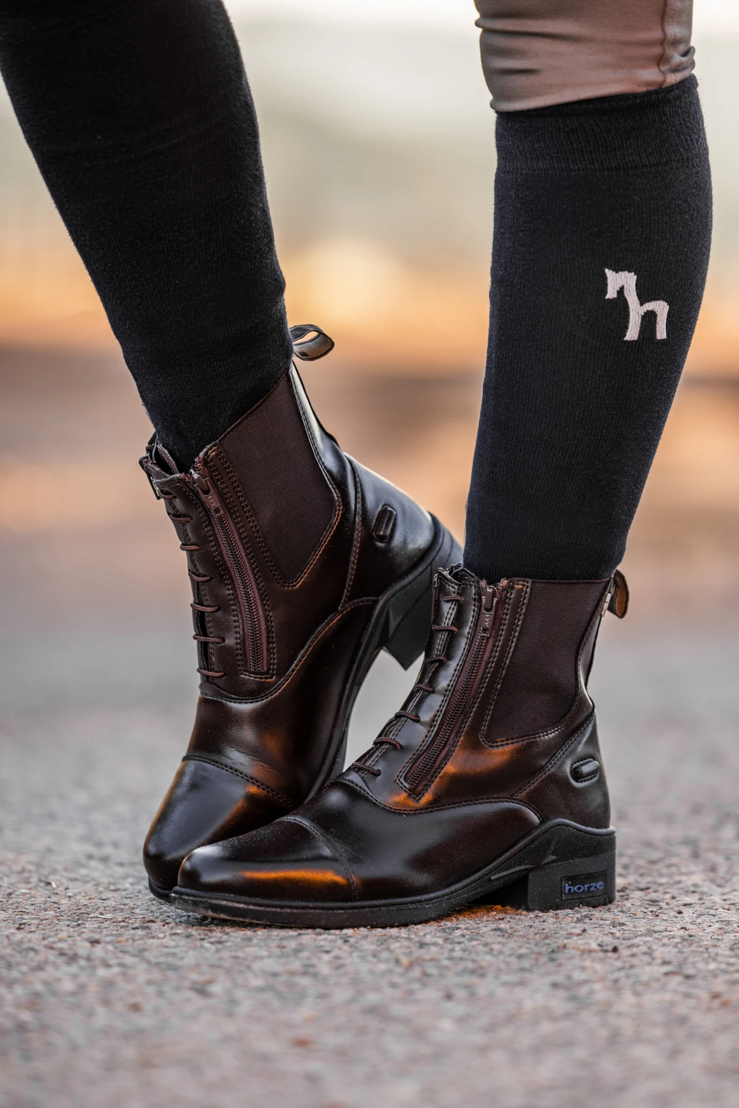 Horze Kingston Damen Reitstiefeletten Mit Doppeltem Reißverschluss 9 Horze Kingston Damen Reitstiefeletten Mit Doppeltem Reißverschluss - Image 9