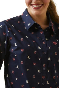 Ariat Team Kirby Damen Stretch Longsleeve Shirt 14 Ariat Team Kirby Damen Stretch Longsleeve Shirt -Reiter's Paradies 4XF5J 850 04