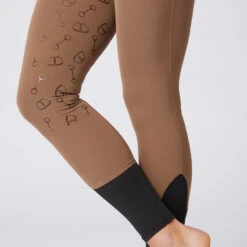 Reithose Mit Vollbesatz Mit Hohem Bund Und Silikon Gebissdruck -Reiter's Paradies CP3630 BR 4